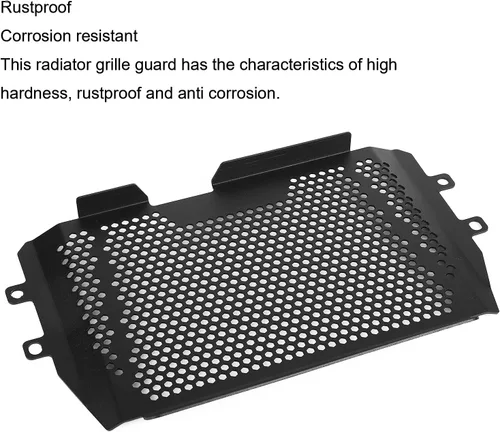Vista 5 de Protector de radiador de motocicleta, compatible con Yamaha MT-03 MT25 FZ03 Protección de rejilla 2015-2021, protección de rejilla MT-03 MT25 FZ03
