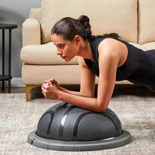 Vista 8 de Lifepro Half Balance Ball Trainer - Pelota de estabilidad para ejercicio, entrenamientos de cuerpo completo, gimnasio en casa y terapia física