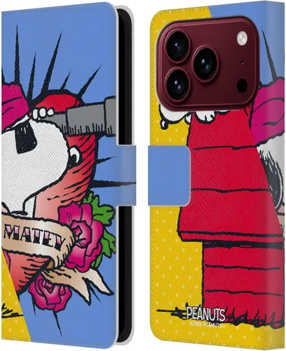 Vista 45 de Head Case Designs Peanuts Charlie & Woodstock Nap Halfs and Laughs - Funda de piel tipo cartera con licencia oficial compatible con Apple iPhone 11