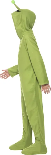 Vista 4 de Smiffys - Disfraz de alienígena verde unisex
