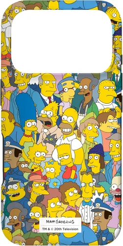 Vista 30 de The Simpsons Springfield Characters Print - Carcasa para iPhone 17
