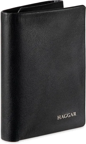 Vista 2 de Haggar Billetera triple RFID de cuero para hombre