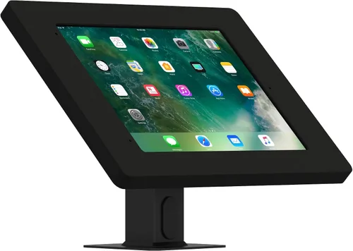 Vista 104 de VidaMount Caja cubierta con botón para el hogar y soporte giratorio e inclinable para escritorio/mesa [paquete] compatible con iPad mini 1/2/3