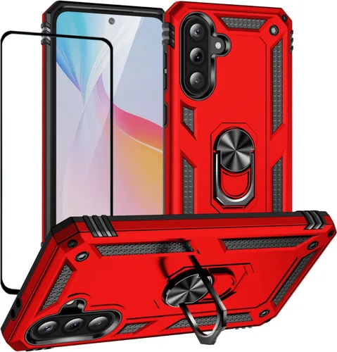 Vista 83 de Funda para Xiaomi POCO X3 NFC /X3 Pro con protector de pantalla, armadura de protección militar híbrida resistente a prueba de golpes, funda Negro