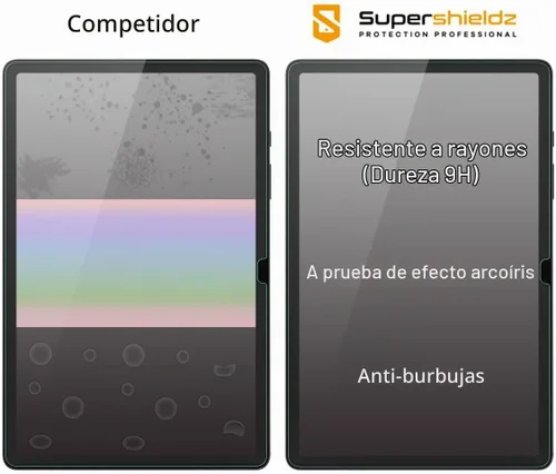 Vista 2 de Supershieldz (2 Pack) Designed for Samsung Galaxy Tab S10 Lite / S10 FE / S9 FE (10.9 inch) / Tab S9 (11 inch) Screen Protector, (Tempered Glass)