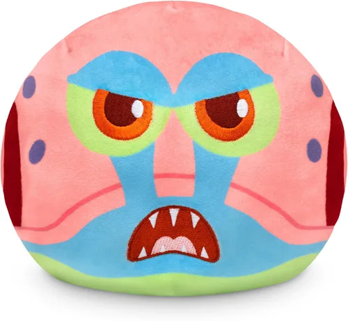 Vista 2 de TeeTurtle SpongeBob Squarepants Peluche reversible de 15 cm - Gary la caracol - Lindo animal de peluche Kawaii suave