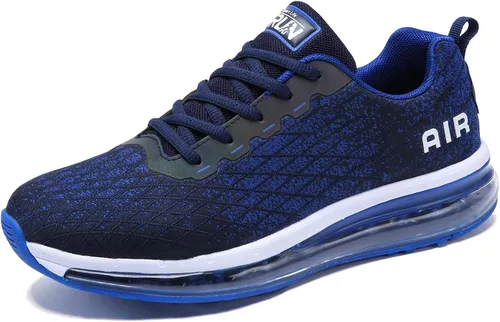Vista 2 de Axcone Tenis deportivos para hombre transpirables atléticos para correr gimnasio correr ligeros con amortiguación de aire tenis de entrenamiento