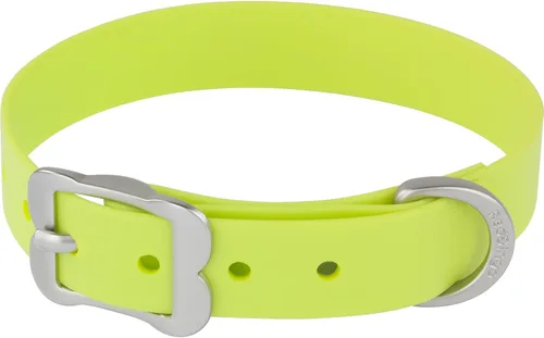 Vista 2 de Red Dingo Collar de perro rosa intenso de plástico PVC vívido, XXS Rosa encendido