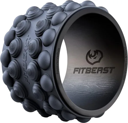 Vista 7 de FitBeast Rodillo de Espuma para la Espalda, Rodillo de Espuma con Rueda para la Espalda - Rodillo Muscular Específico para Masaje de Tejido