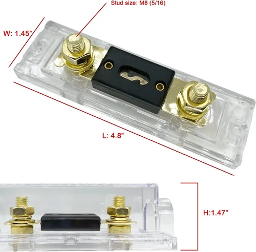 Vista 2 de Kit de portafusibles ANL de 60 AMP, paquete de 3