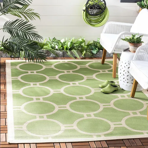 Vista 14 de SAFAVIEH Courtyard Collection CY6924 - Alfombra decorativa para interiores y exteriores, impermeable, fácil de limpiar, 2 pies 3 pulgadas x 6 pies 7