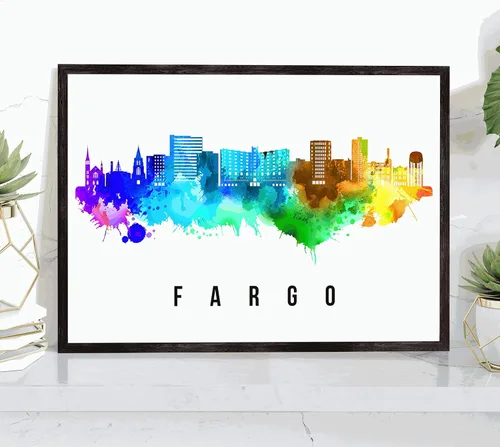 Vista 43 de Generic Póster de Albuquerque Skyline New Mexico, 12 x 18 pulgadas, perfecto para sala de estar, dormitorio, oficina