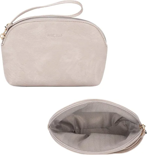 Vista 6 de HKCLUF Bolso cruzado para mujer, 2 piezas, de cuero, con 2 correas ajustables de leopardo, bolsa cruzada