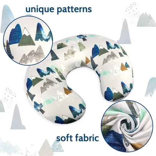 Vista 3 de Funda para almohada de lactancia TANOFAR, funda de almohada de lactancia neutral para bebés niños y niñas, funda de almohada de lactancia ultra