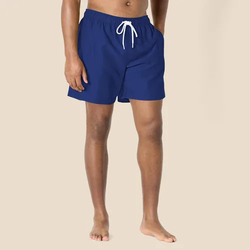 Vista 7 de Tienda Essentials Traje de baño para hombre con forro de malla, bolsillos, cierre de cordón