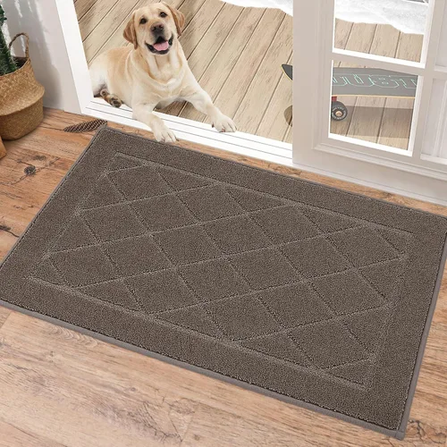 Vista 52 de BEQHAUSE - Tapete para puerta de 20 x 32 pulgadas, antideslizante, color beige