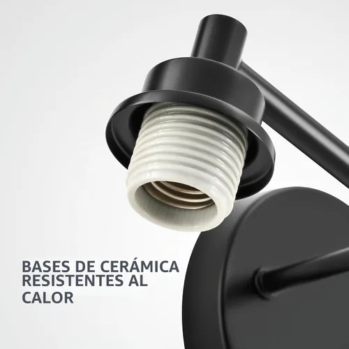 Vista 4 de VONLUCE Accesorios de iluminación de baño, luz de tocador de baño de 2 luces con pantallas de vidrio globo E26, luces de tocador para dormitorio
