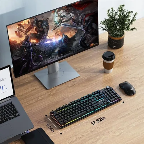 Vista 4 de NPET S21PRO Wireless Gaming Keyboard & Mouse Combo for PC Gamers