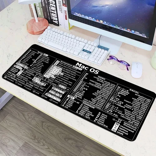 Vista 5 de Atajos para Mac OS, Word/Excel (para Mac), alfombrilla de ratón, indicadores de inversión de velas de Mac OS, patrones de gráficos, bolsa