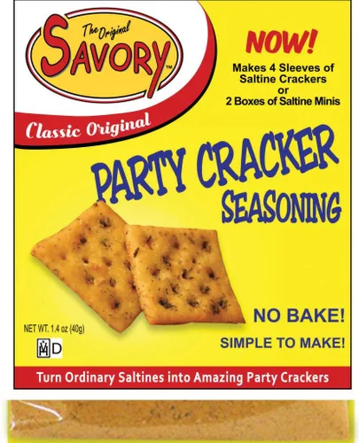 Vista 9 de Condimento salado Savory Saltine, 1.4 onzas, eneldo de jardín, 1 paquete