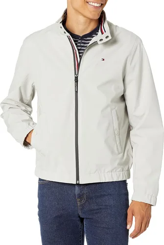 Vista 16 de Tommy Hilfiger Chaqueta bomber de memoria sintética de rendimiento para hombre
