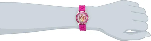 Vista 2 de Disney Kids pn1048Time Teacher Reloj con rosa banda de goma