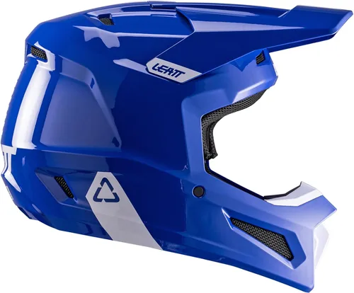 Vista 2 de Leatt Casco Moto 2.5 Valor de seguridad premium Azul V26