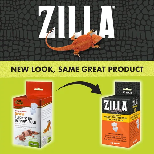 Vista 7 de Zilla Canopy Series - Bombillas fluorescentes UVB/UVA Desert 20 W, 3.875 pulgadas, color blanco