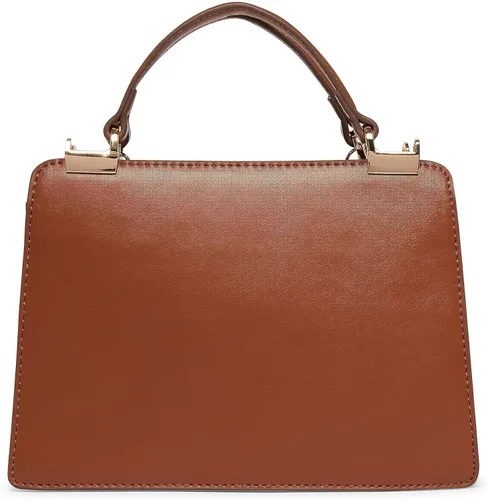 Vista 2 de Anne Klein Mini bolso convertible recortado de serpiente con cadena de botín