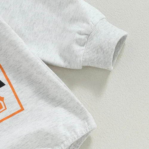 Vista 41 de Ropa de Halloween para bebé niña, sudadera con estampado de calabaza, mameluco de burbujas, lindo traje de Acción de Gracias de otoño