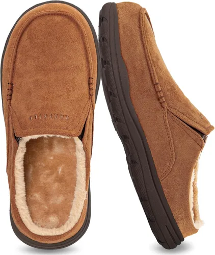 Vista 11 de LazyStep Pantuflas tipo zueco con acolchado para hombre McCoy Negro