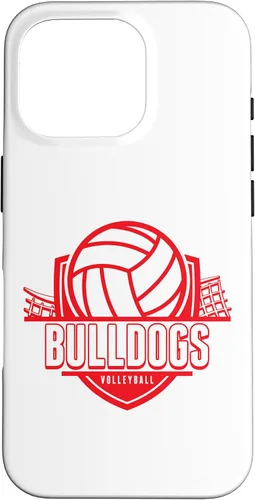 Vista 20 de Bulldogs Volleyball Back to School Spirit R Case for iPhone XR