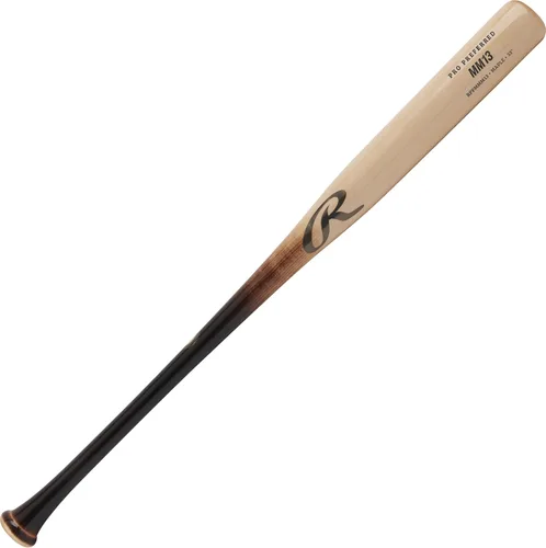 Vista 12 de Rawlings bate de béisbol de madera de arce Pro Preferred Perfil de juego - Trout/Harper/Machado/Albies