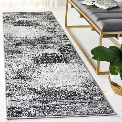 Vista 51 de SAFAVIEH Colección Adirondack Alfombra de Pasillo - 2'1" x 6', Marfil y Salvia, Diseño Abstracto Moderno, No Desprende Pelusa y Fácil Cuidado, Ideal