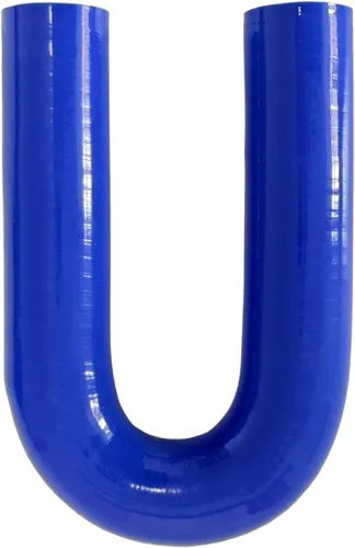 Vista 14 de Manguera de acoplamiento de silicona con forma de curva en U de 180 grados, 1" ID (25mm), tubo de codo de silicona universal reforzado de 4 capas