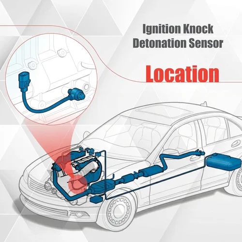 Vista 4 de 30530-P2M-A01 Sensor de detonación de golpe de encendido compatible con Civic 1996-2000 RL 1996-2004