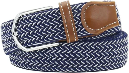 Vista 16 de Mixed Color Woven Stretch Braided Belts for Men and Women Fashion Elastic Belts