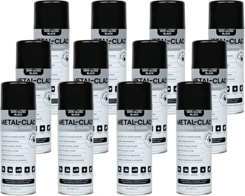 Vista 19 de Pinturas para la industria Esmalte industrial, Pintura en aerosol - Maquinaria de hierro de metal de acero - 1 lata (aluminio metálico) 9-S-1423