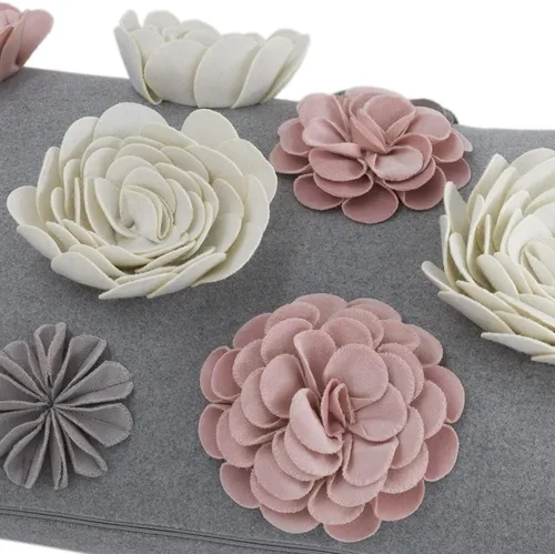 Vista 3 de King Rose - Funda de almohada para cojín de lana sólida 3D, 12.0 x 20.0 pulgadas
