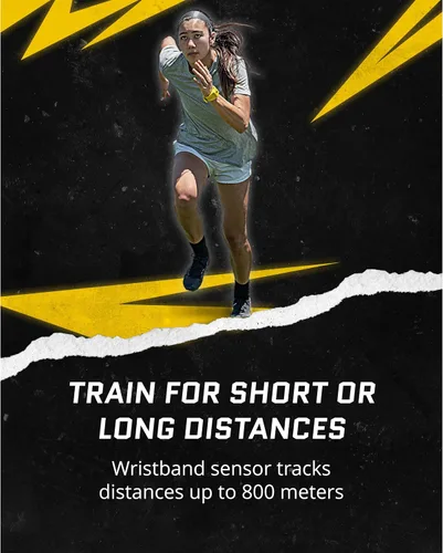 Vista 5 de SKLZ Sistema de entrenamiento atlético Hyper Speed: tecnología deportiva portátil con videos de entrenamiento integrados para mejorar la velocidad