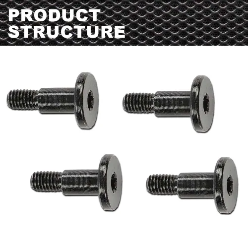 Vista 5 de CNNELL Tornillos de tapa para portón trasero, color negro, 4 unidades, compatibles con F150 2008-2014, excluyendo Flareside/Fit 2005-2015 Ford F250