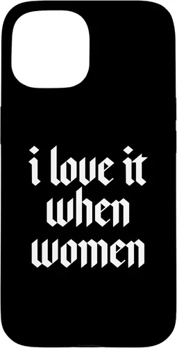 Vista 6 de Love it When Women Subtle Lesbian Funny Minimal Bi Pride Gay Case for iPhone 16