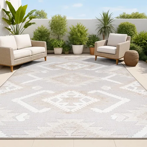 Vista 9 de JONATHAN Y Alfombra de pasillo Kilim Diamante Neutro para interiores y exteriores, 2 x 8 pies, color beige/gris, Sumak pelo alto y bajo para patio
