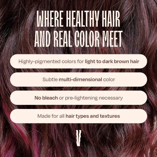 Vista 4 de OVERTONE® Semi-Permanent Color Depositing Conditioner, Cherry Chestnut Castaño Cereza