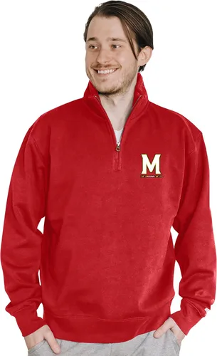 Vista 153 de Blue 84 Sudadera con cremallera de un cuarto para hombre de la NCAA