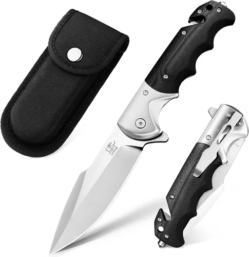 Vista 8 de SMAUG - Cuchillo de bolsillo táctico para hombre