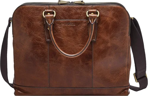 Vista 2 de Fossil Maletín de cuero para hombre