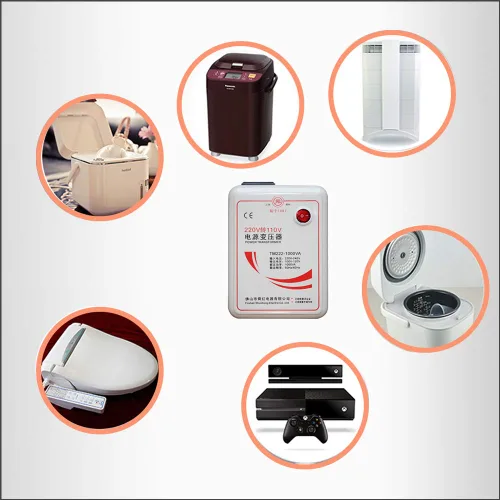 Vista 6 de Beduan 110V a 220V Paso Arriba Convertidor de Voltaje Transformador de Potencia para 220V Electrónica China