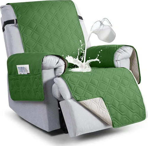 Vista 13 de VANSOFY Fundas 100% impermeables para sillas reclinables, funda antideslizante para silla reclinable para perros, protector de muebles, funda