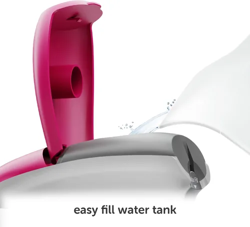 Vista 6 de Oliso M3Pro Project Steam Iron with Solemate (Raspberry) + MultiMat Wool Pressing Pad 2pk